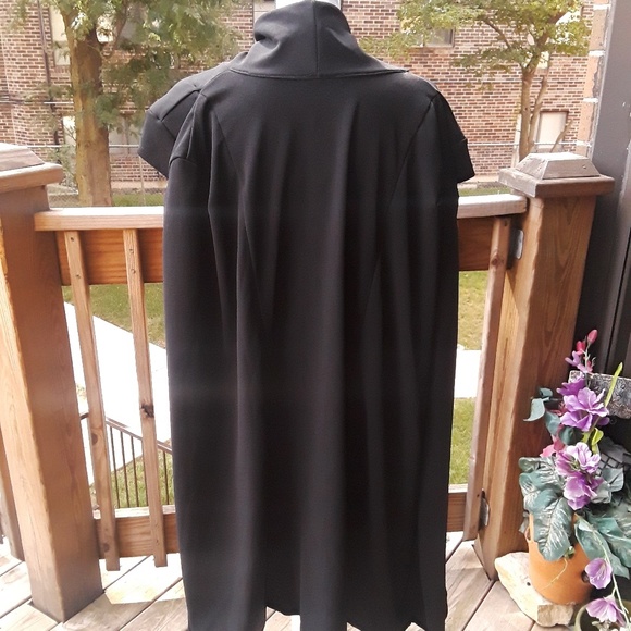 Fashion Nova The Black Great Escape Jacket Cape 3X - Picture 5 of 8